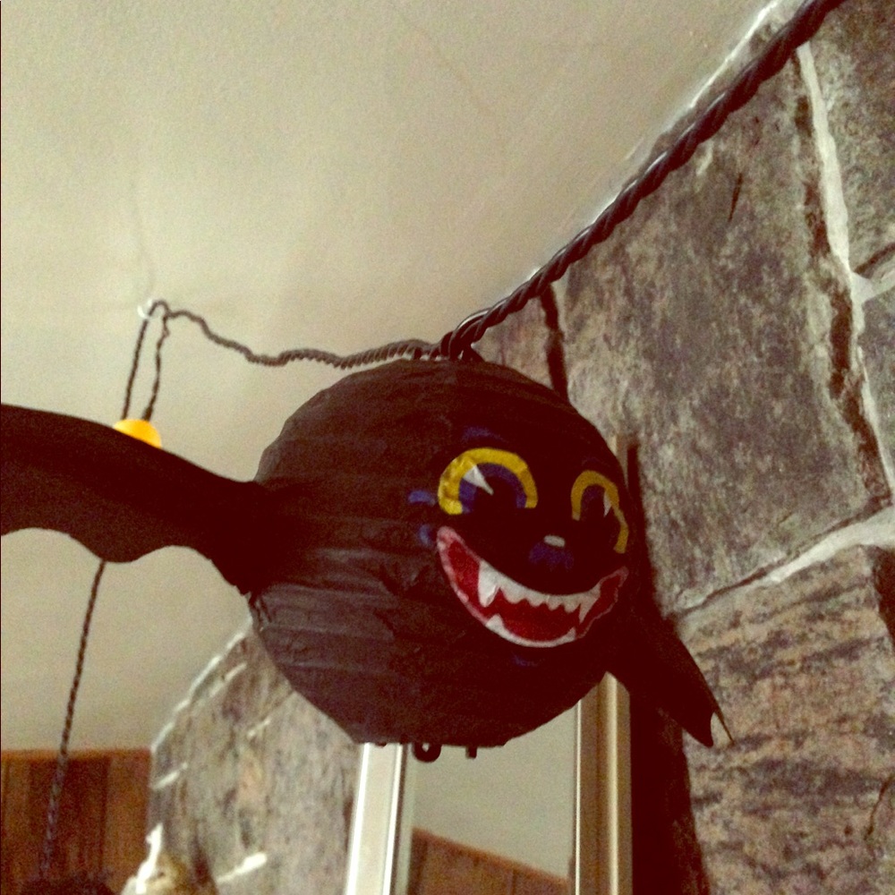 🎃Halloween Bat Lanterns w/ Lights!-2 sets of 10🦇